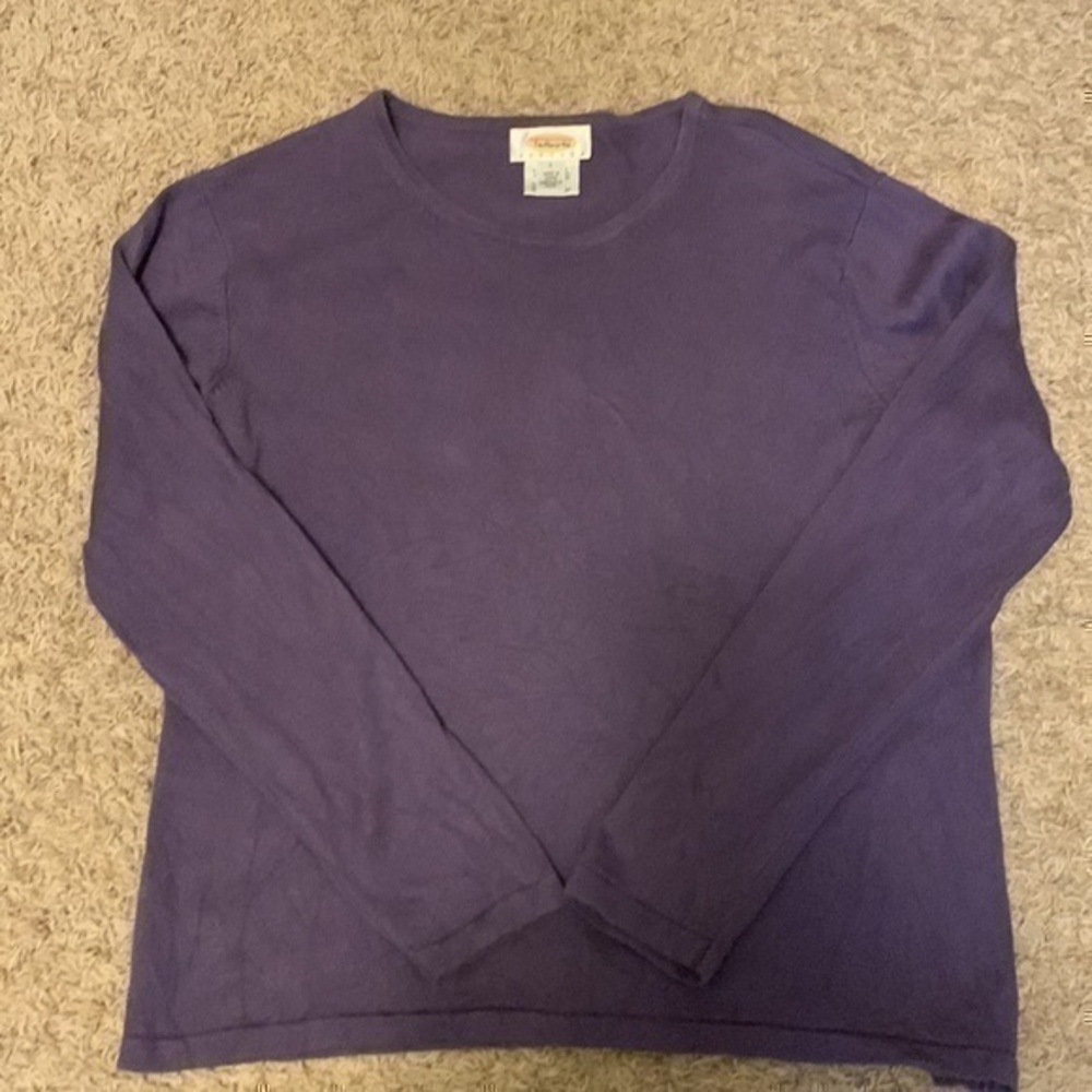 Talbots petites size Large 85% silk 15% Cashmere